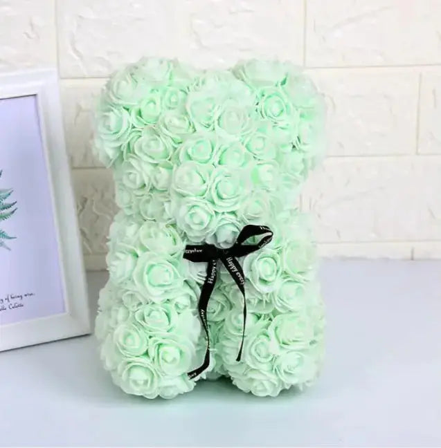 Rose Bear Teddy - Valentine's Day PE Foam Rose Bear GLR SHOPPING