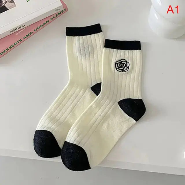 Women Tie-dye Middle Tube Socks GLR SHOPPING