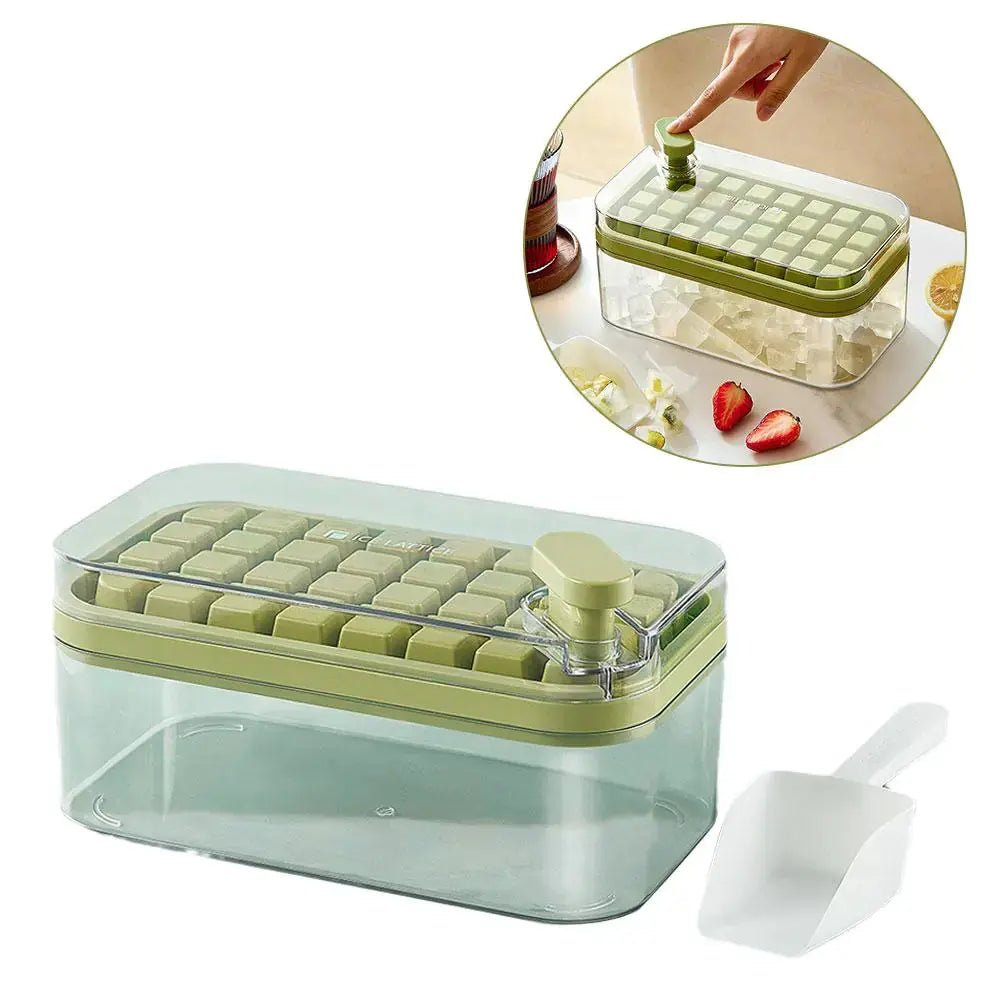 Ice Cube Maker With Storage Box GLR SHOPPING