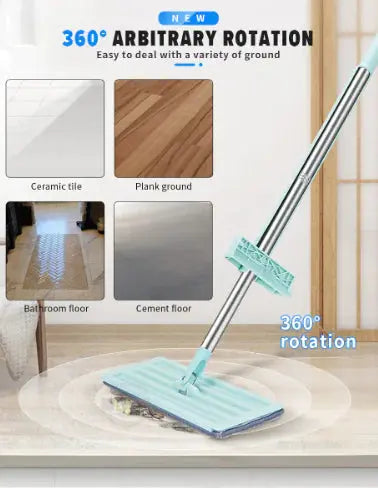 360 Hands-Free Microfiber Floor Mop GLR SHOPPING