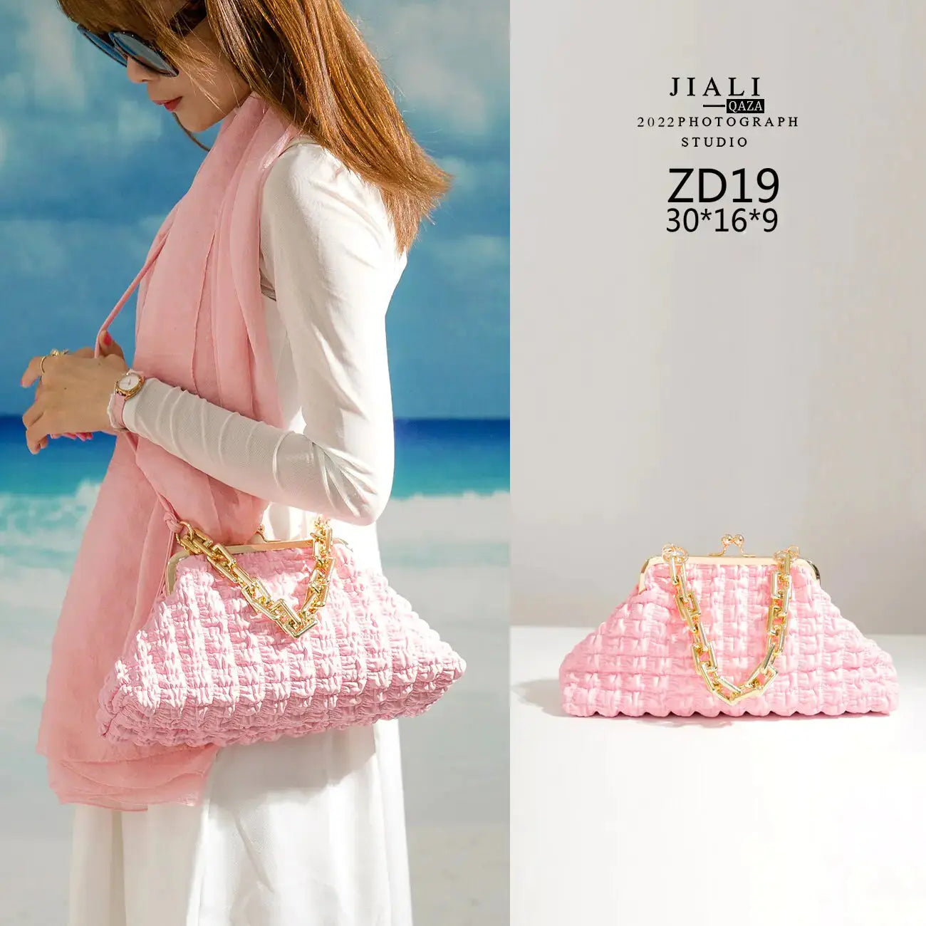 Ladies Pleated Handbags GLR SHOPPING