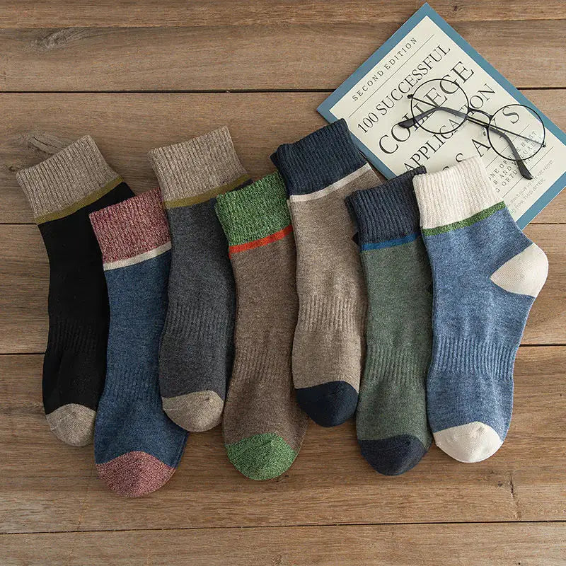 Harajuku Winter Terry Cotton Socks GLR SHOPPING