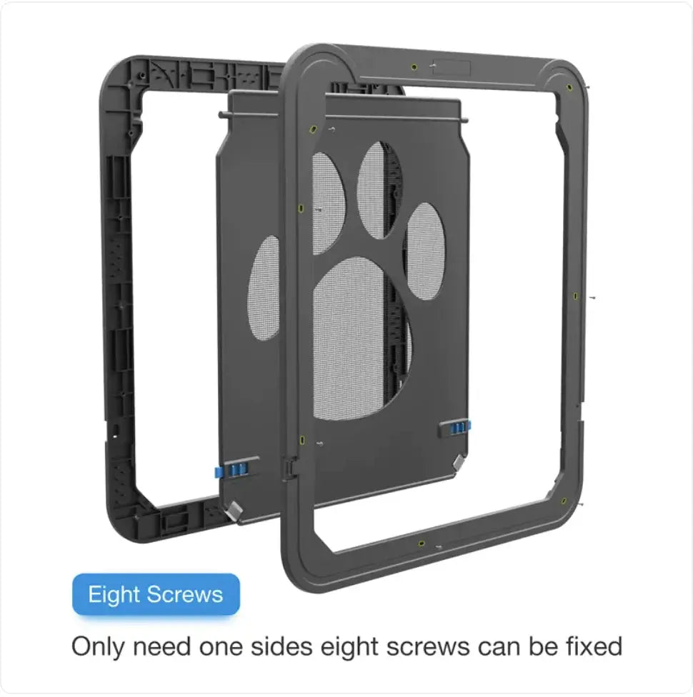 Paw Print Anti-Bite Screen Door GLR SHOPPING