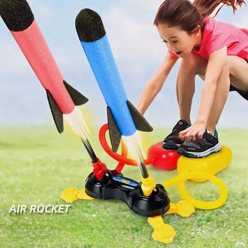 Children Outdoor Air Rocket Foot Launcher GLR SHOPPING