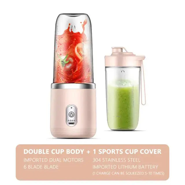 6 Blades Portable Juicer Blender GLR SHOPPING