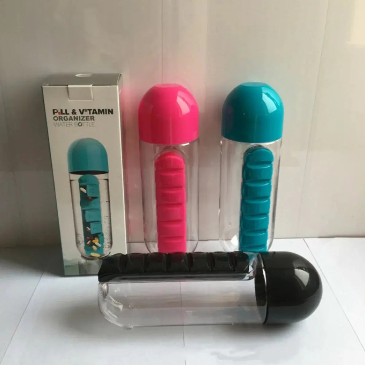 2-in-1 Medicine Bottle & Cup – 600ml GLR SHOPPING