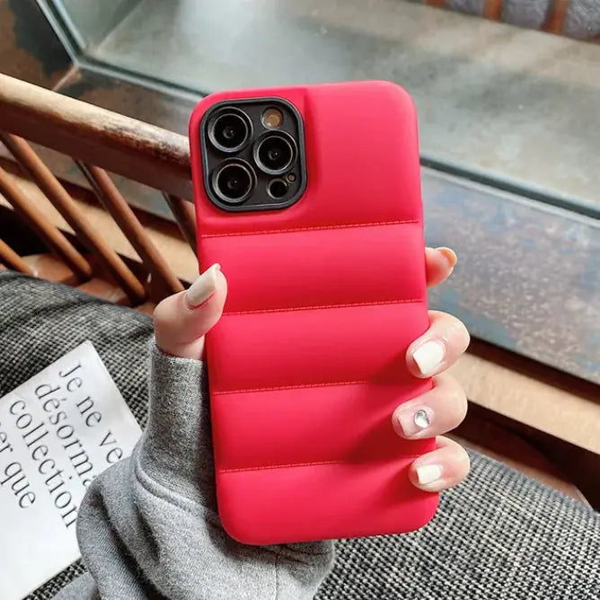 Jacket Puffer Bumper Matte Phone Case GLR SHOPPING