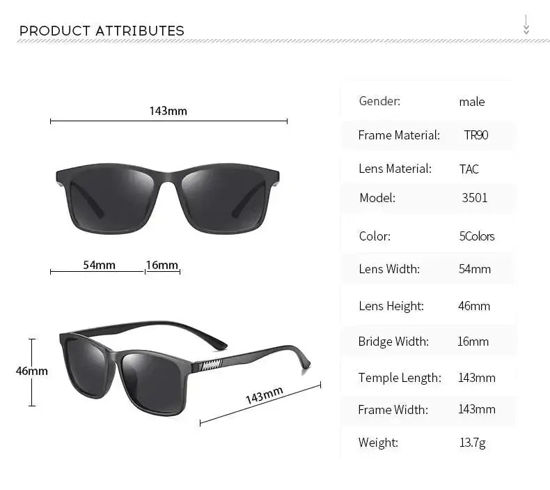 Men's Polarized Sunglasses GLR SHOPPING