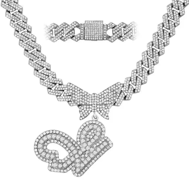 Crystal Butterfly Necklace GLR SHOPPING
