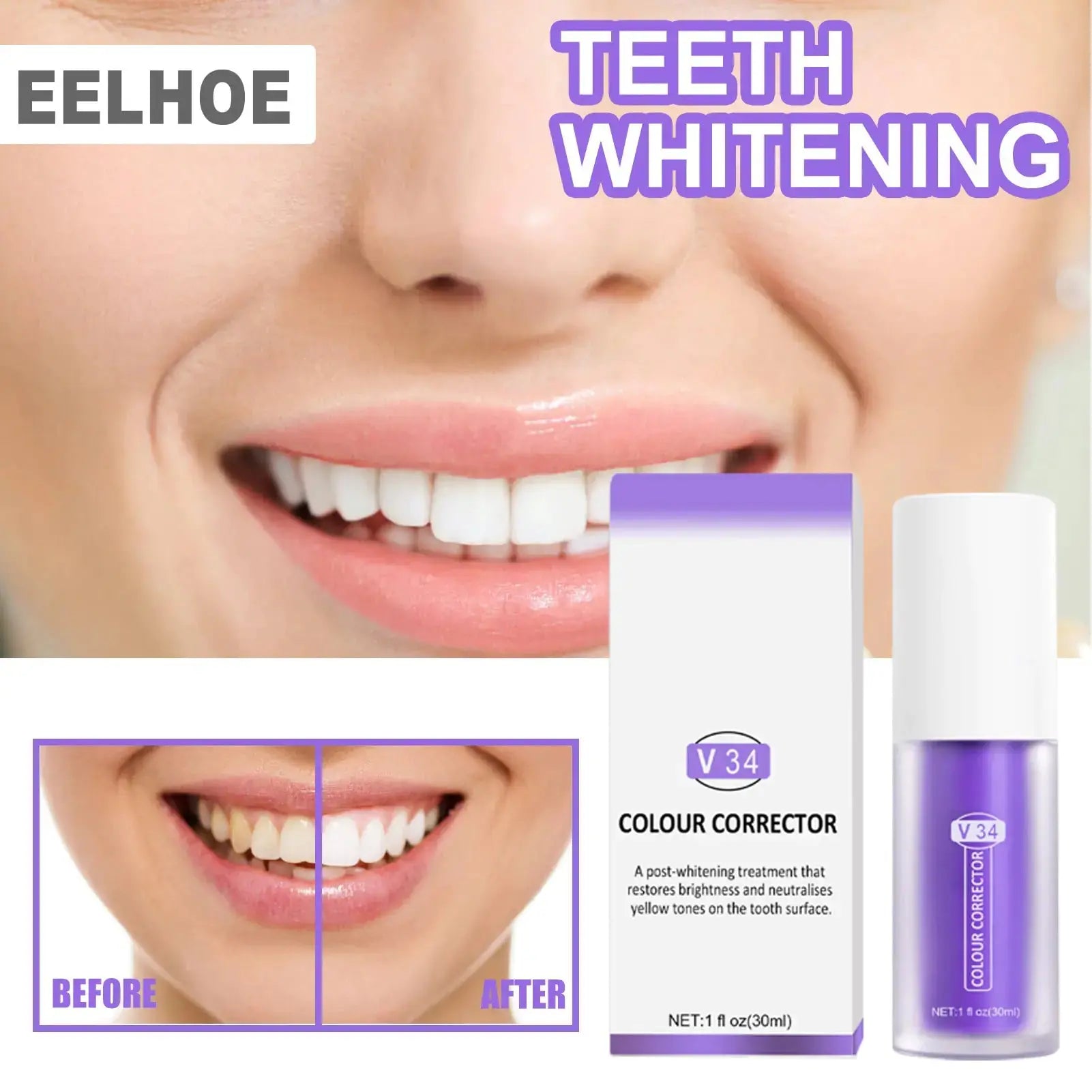 Teeth Intensive Whitening Toothpaste GLR SHOPPING