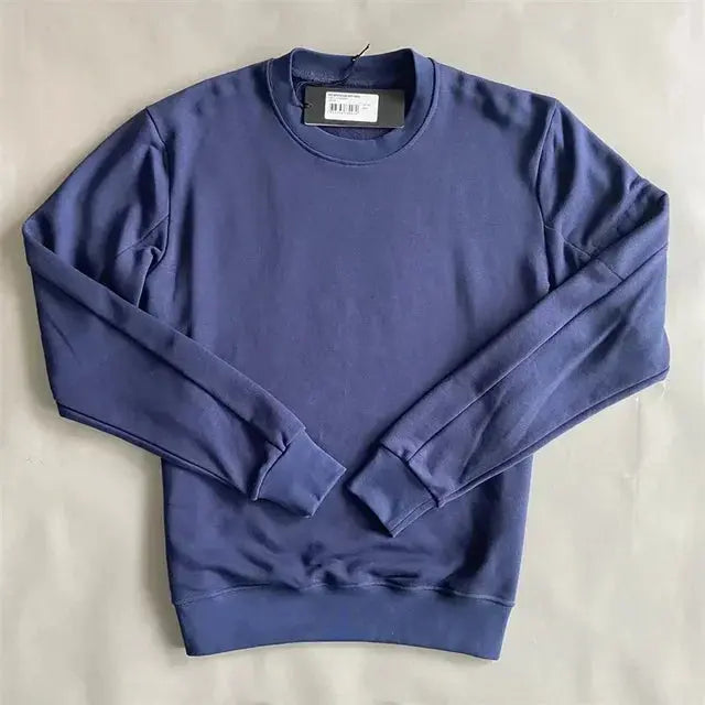 Men's Round Neck Sweater with Zippered Pocket GLR SHOPPING