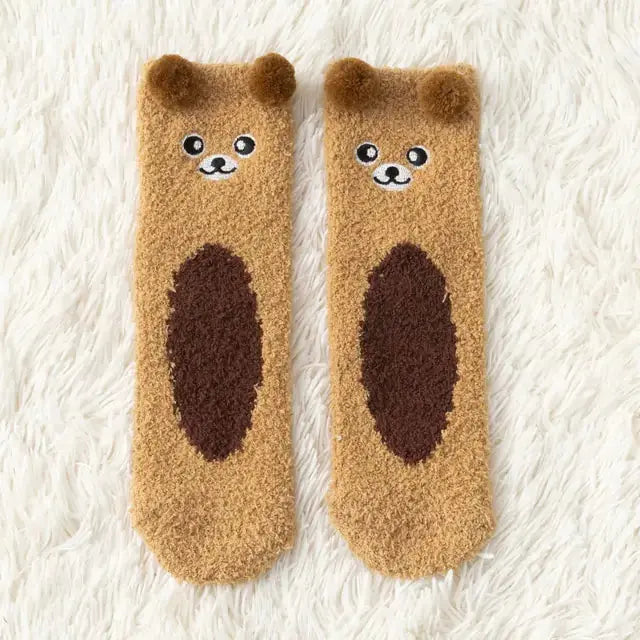 Women's  Fuzzy Socks Winter Warm Fleece GLR SHOPPING