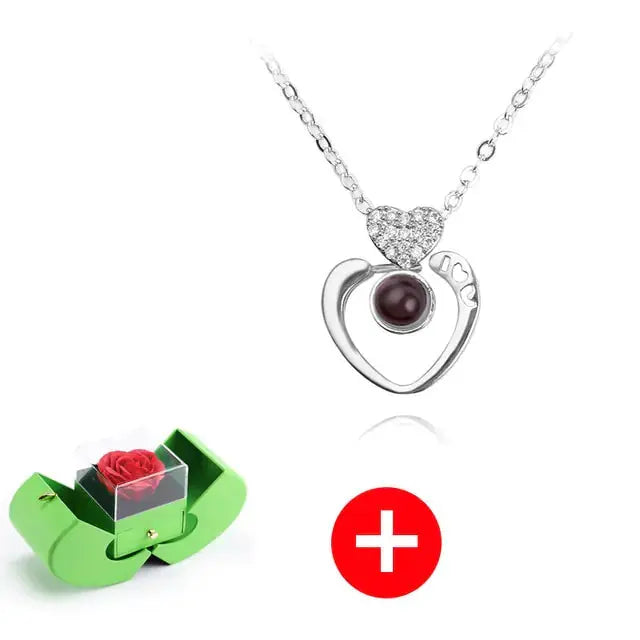 Eternal Flower Apple Jewelry Box GLR SHOPPING