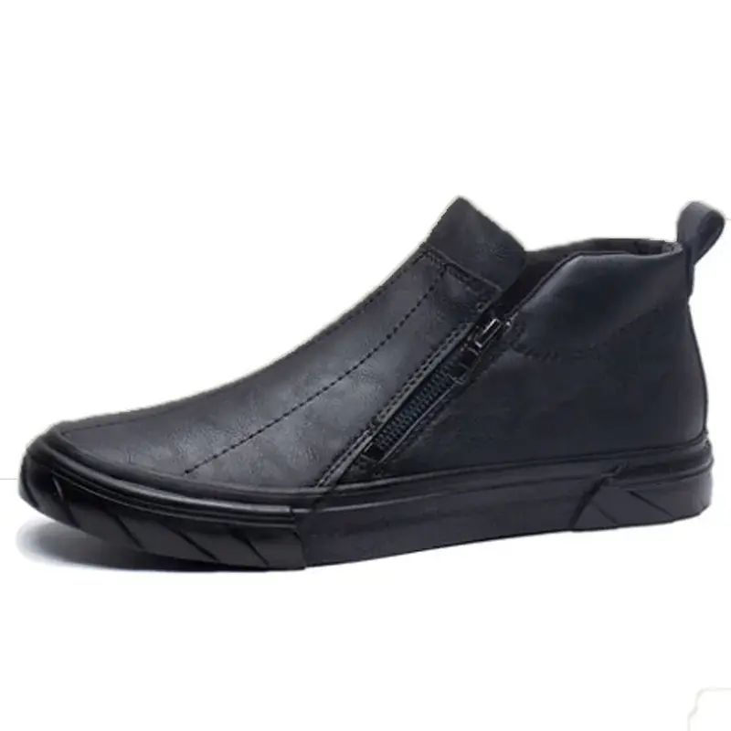 Men Vulcanized Leather Loafer Shoes GLR SHOPPING