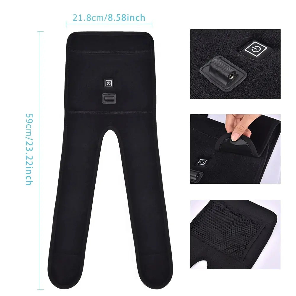 Knee Brace Support Wrap Massager Infrared Heating Hot Therapy GLR SHOPPING