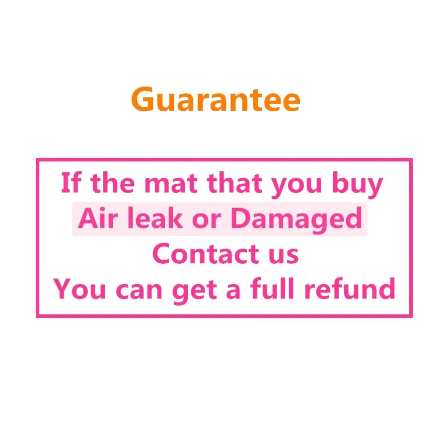 Inflatable Camping Mats GLR SHOPPING