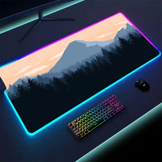 Luminous LED Lighting Mouse Pad GLR SHOPPING