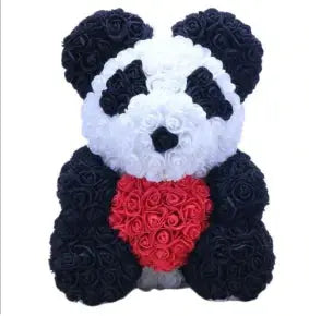 Rose Bear Teddy - Valentine's Day PE Foam Rose Bear GLR SHOPPING