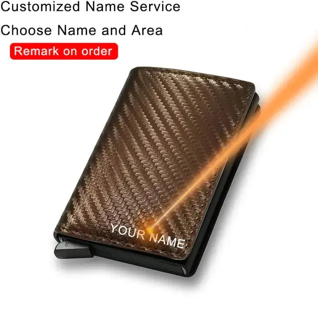 Carbon Fiber Card Holder Wallets GLR SHOPPING