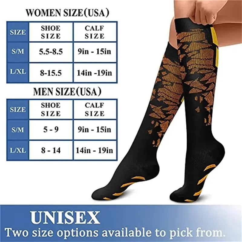 Graduated Compression Sports Recovery Socks GLR SHOPPING