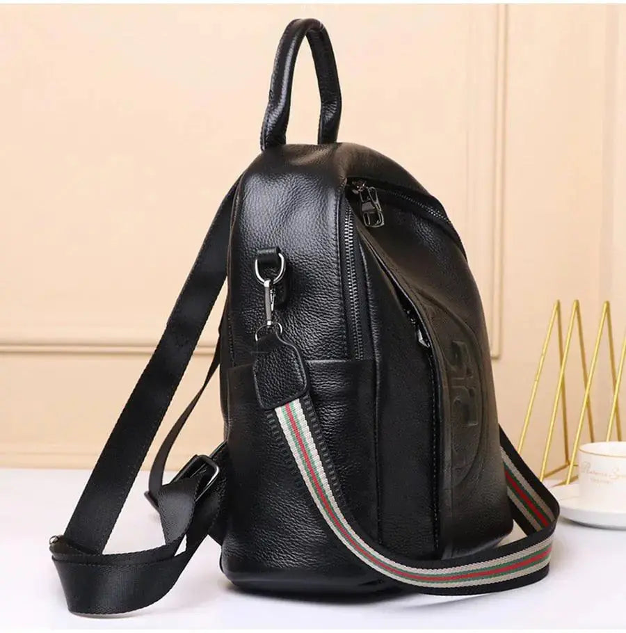 Casual Leather Backpack- Seattle GLR SHOPPING