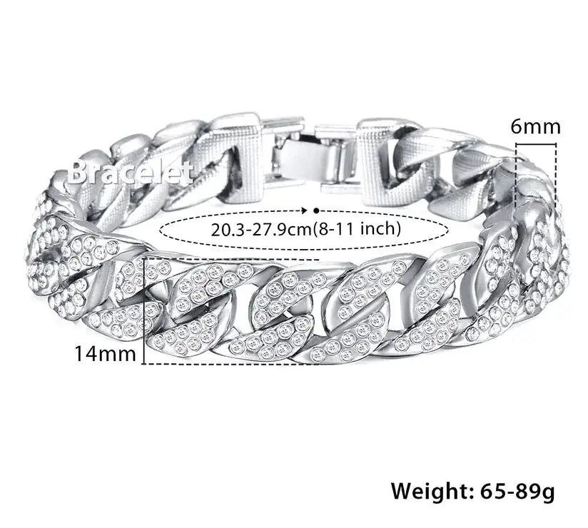 Miami Curb Cuban Chain Bracelet GLR SHOPPING