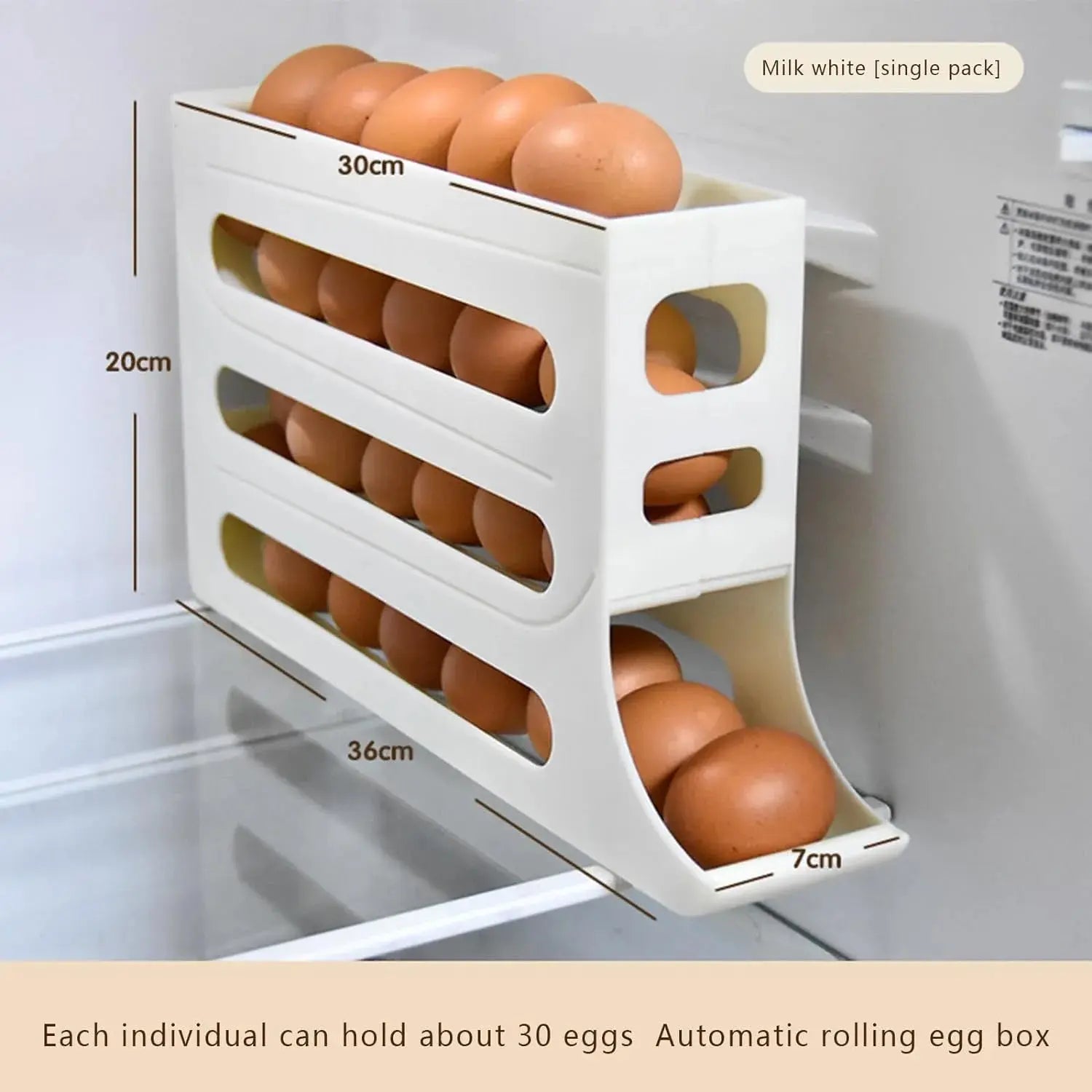 4 Tiers Egg Holder for Fridge GLR SHOPPING
