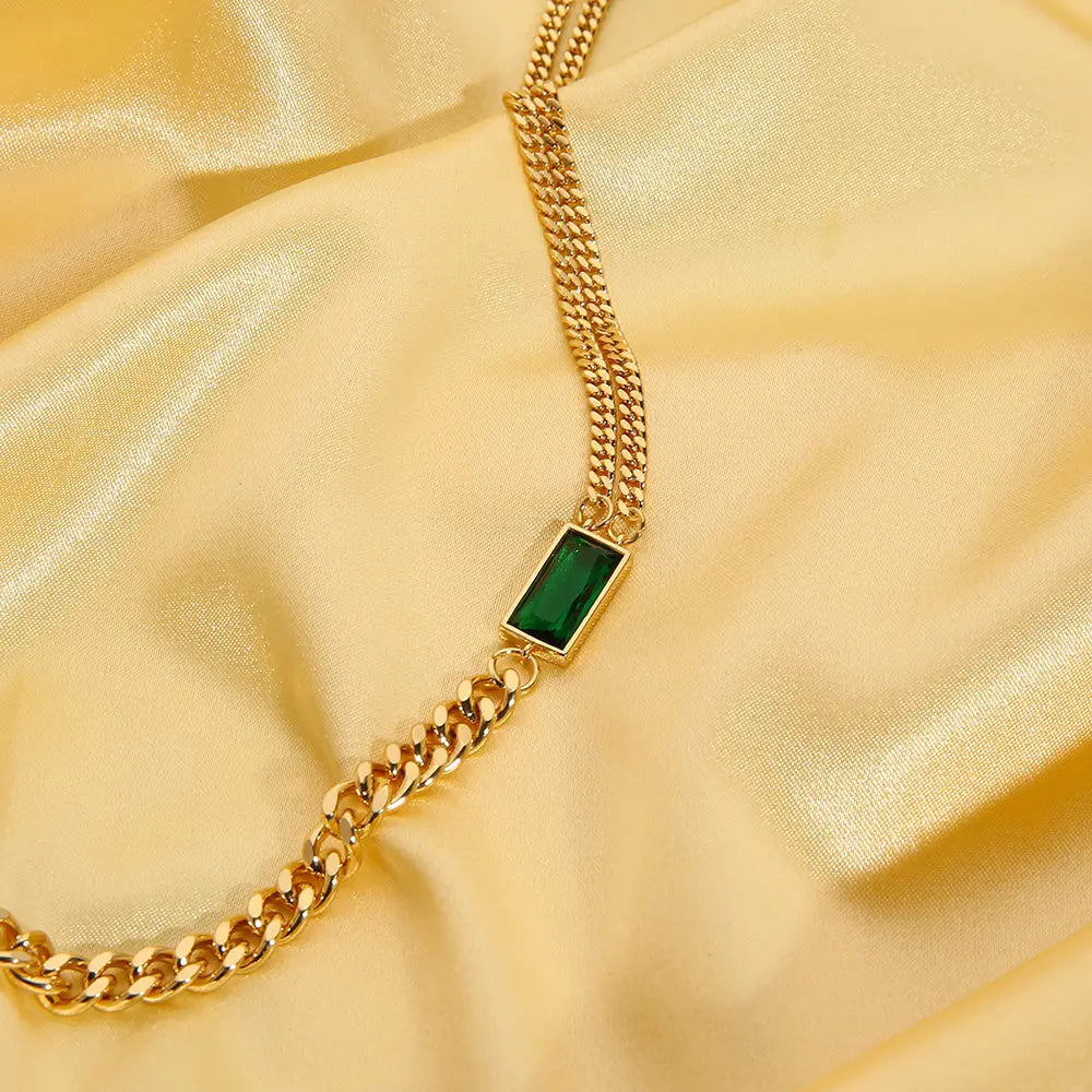Green Stone Necklace - GLR SHOPPING