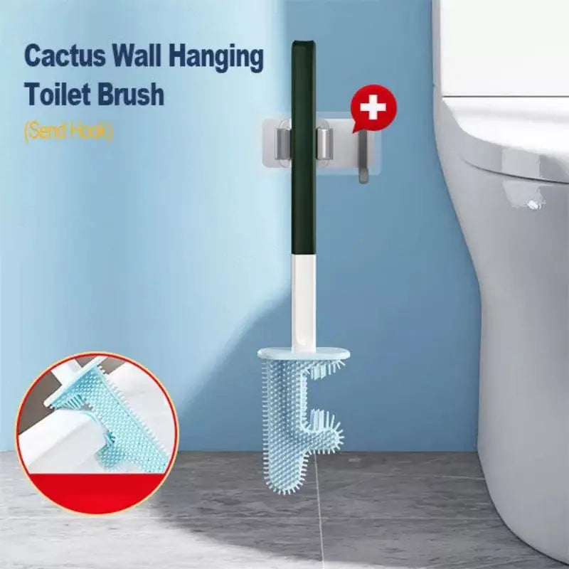 Toilet Brush with Rim Cleaner - GLR SHOPPING