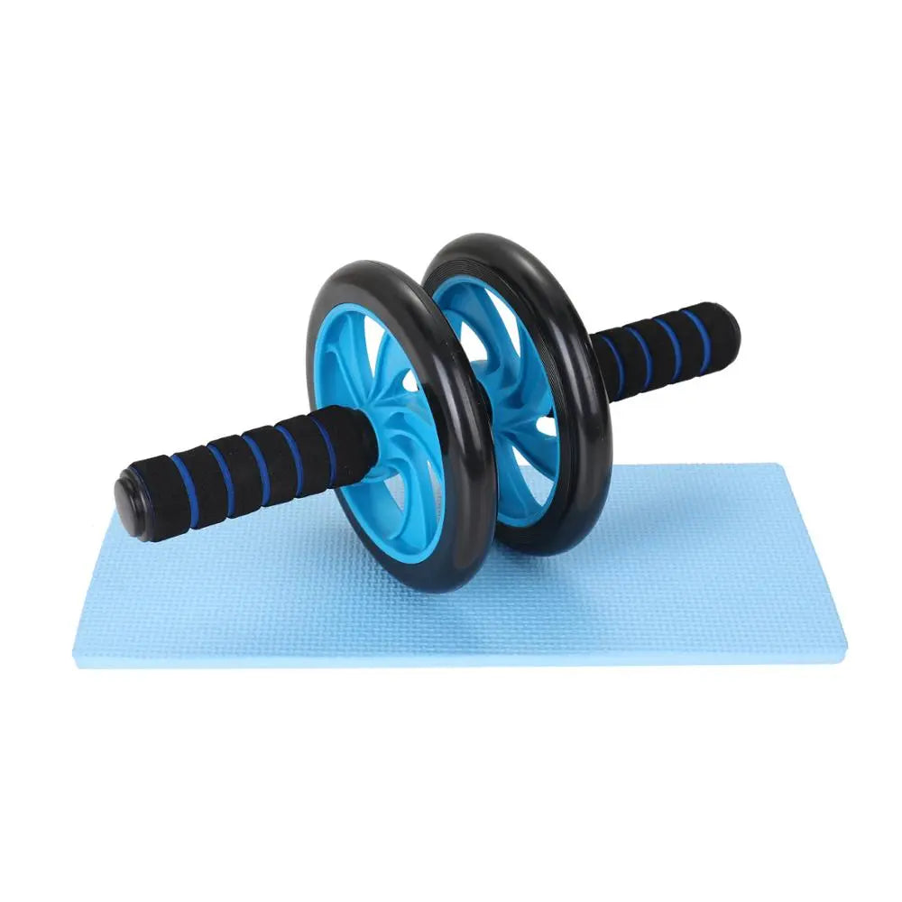 Muscle Exercise Equipment Abdominal Press Wheel Roller Home Fitness Equipment Gym Roller Trainer with Push UP Bar Jump Rope - GLR SHOPPING