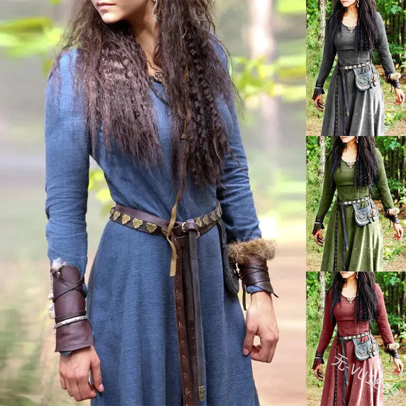 Medieval Long Sleeve Dress - GLR SHOPPING