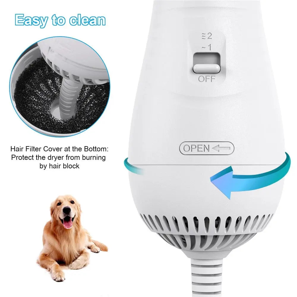 Portable Dog Dryer 2-In-1Hair Dryer For Dogs - GLR SHOPPING
