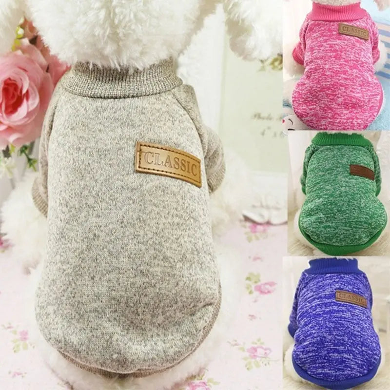 Classic Warm Dog Clothes - GLR SHOPPING