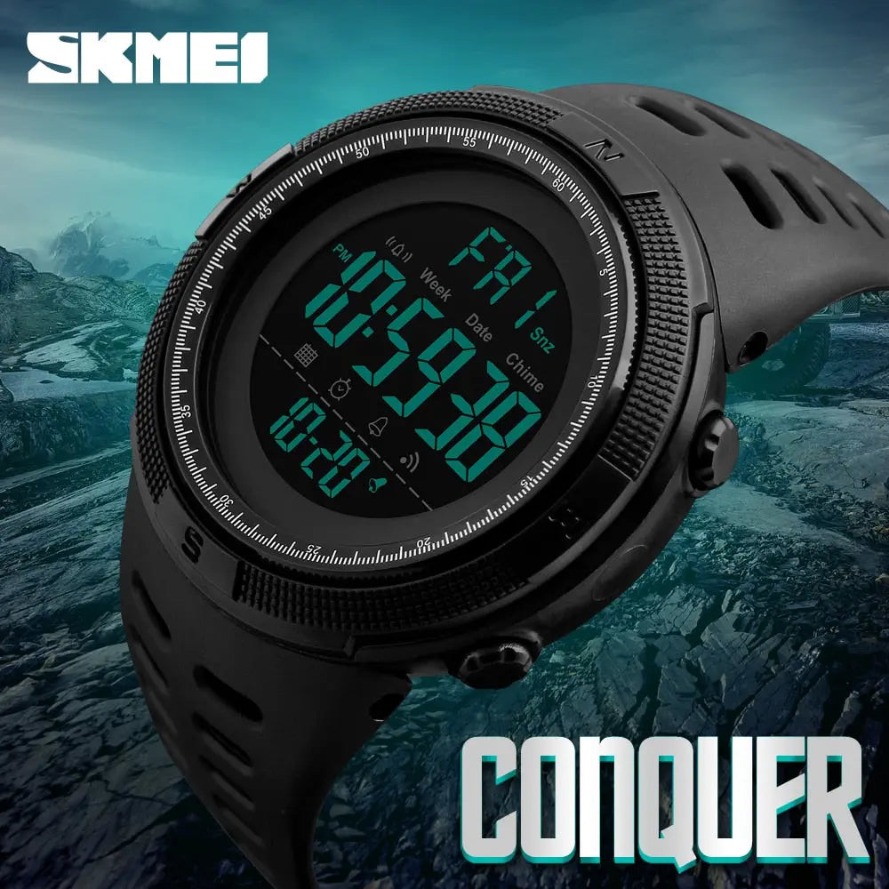 SKMEI Brand Mens Sports Watches Luxury Military Watches For Men - GLR SHOPPING