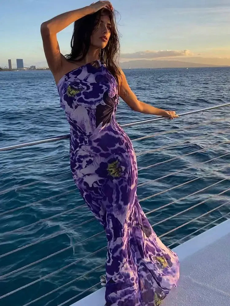 YIKUO Sexy Maxi Dress - GLR SHOPPING