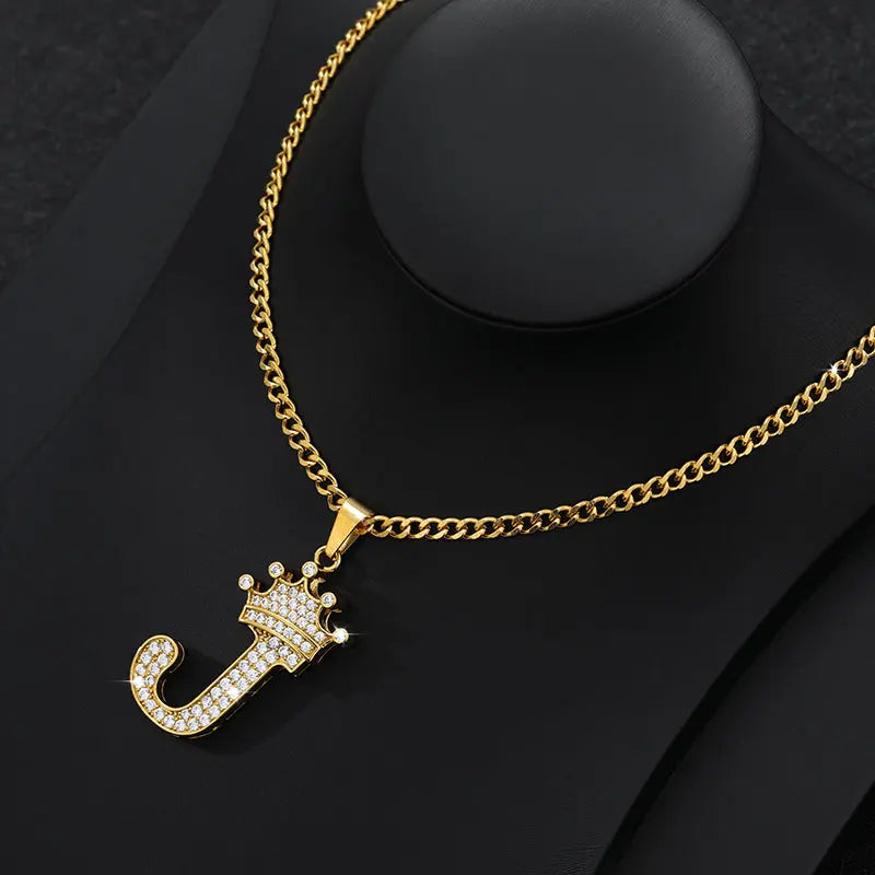 Zircon Alphabet Necklace - GLR SHOPPING