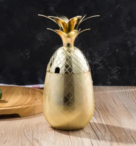 Pineapple Cups Tumbler Wineglass 3 Colors Cocktail Drinking Winebowls Mugs Bar Tools - GLR SHOPPING