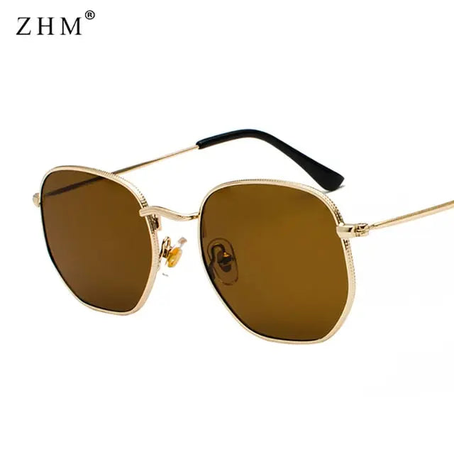 Men's Square Metal Frame Sunglasses - GLR SHOPPING
