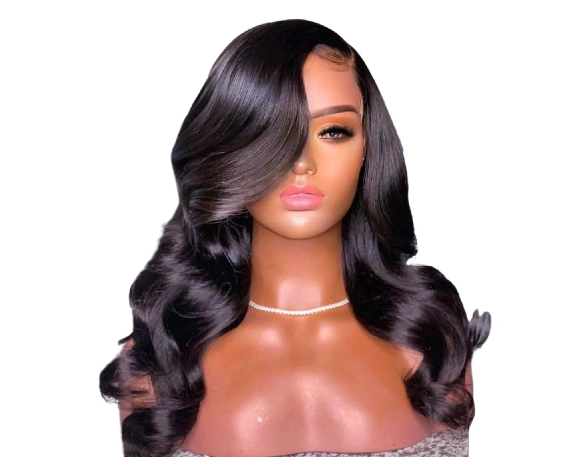 180% Density Full 4x4 Closure Wig Transparent Lace Front Body Wave Hum - GLR SHOPPING