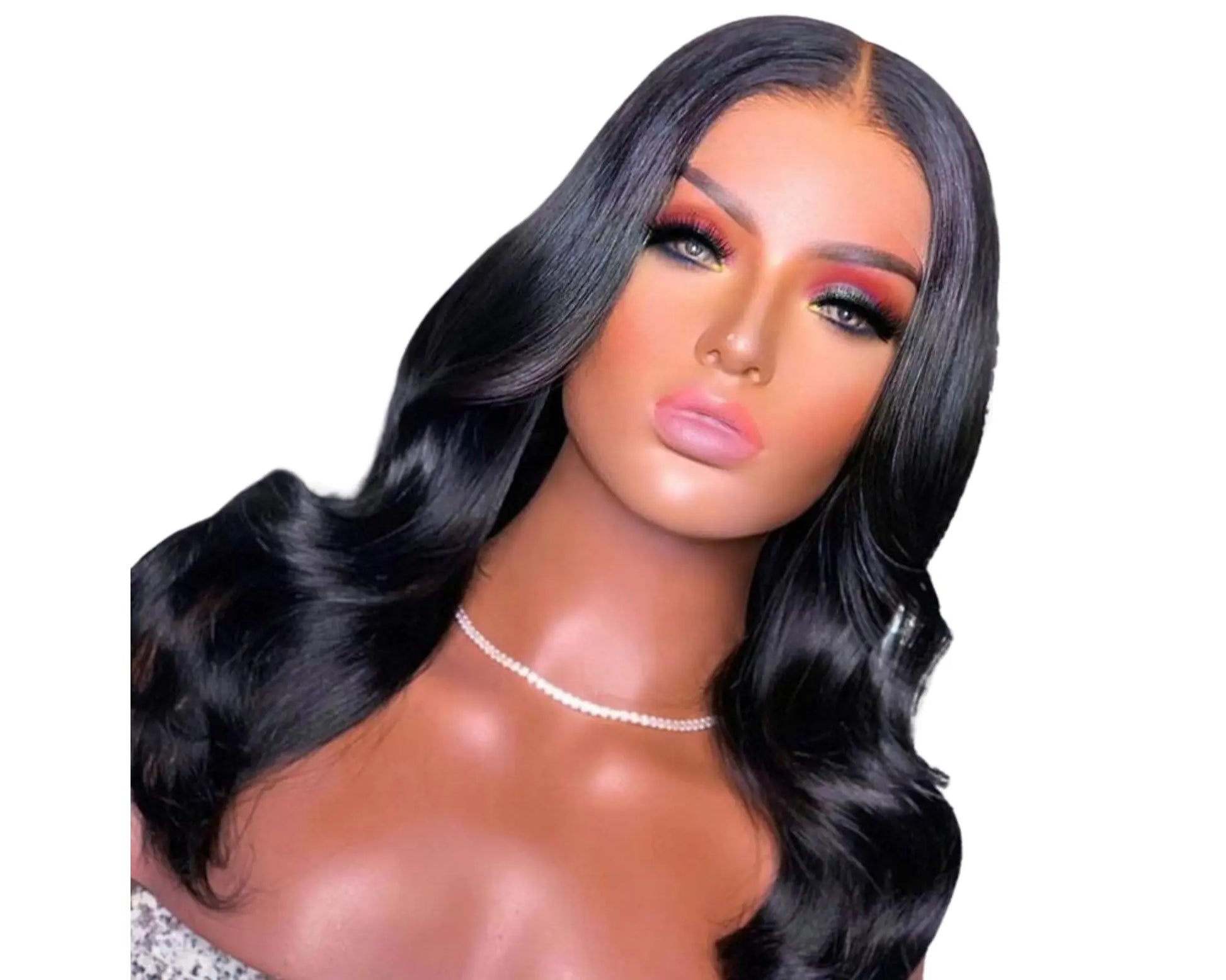 180% Density Full 4x4 Closure Wig Transparent Lace Front Body Wave Hum - GLR SHOPPING
