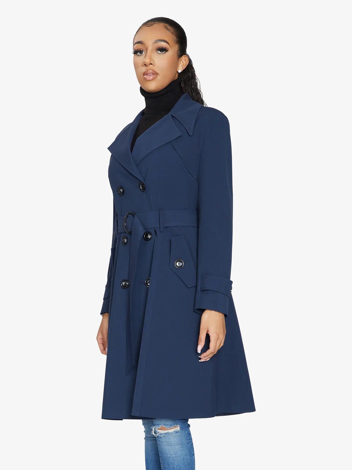 Spring/Summer Double Breasted Trench Mac Coat (1201-SP) - GLR SHOPPING