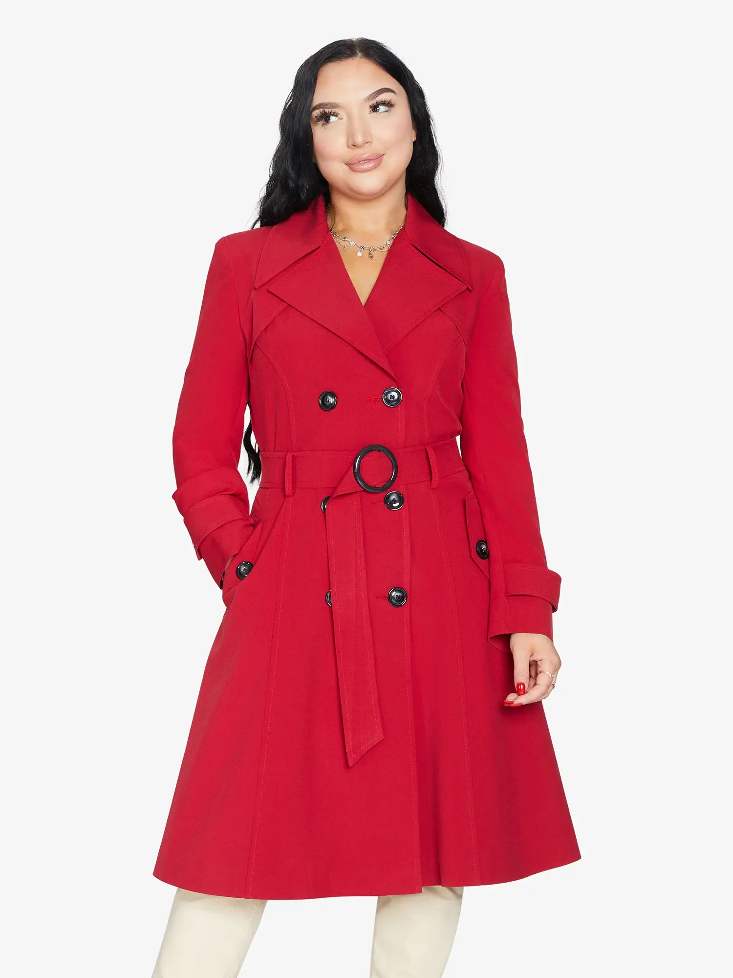 Spring/Summer Double Breasted Trench Mac Coat (1201-SP) - GLR SHOPPING