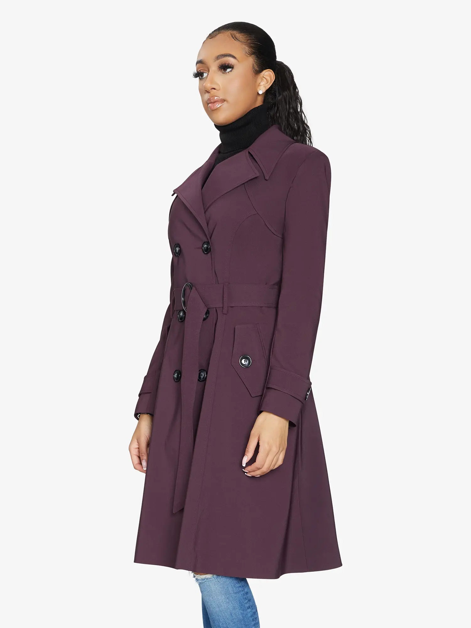 Spring/Summer Double Breasted Trench Mac Coat (1201-SP) - GLR SHOPPING