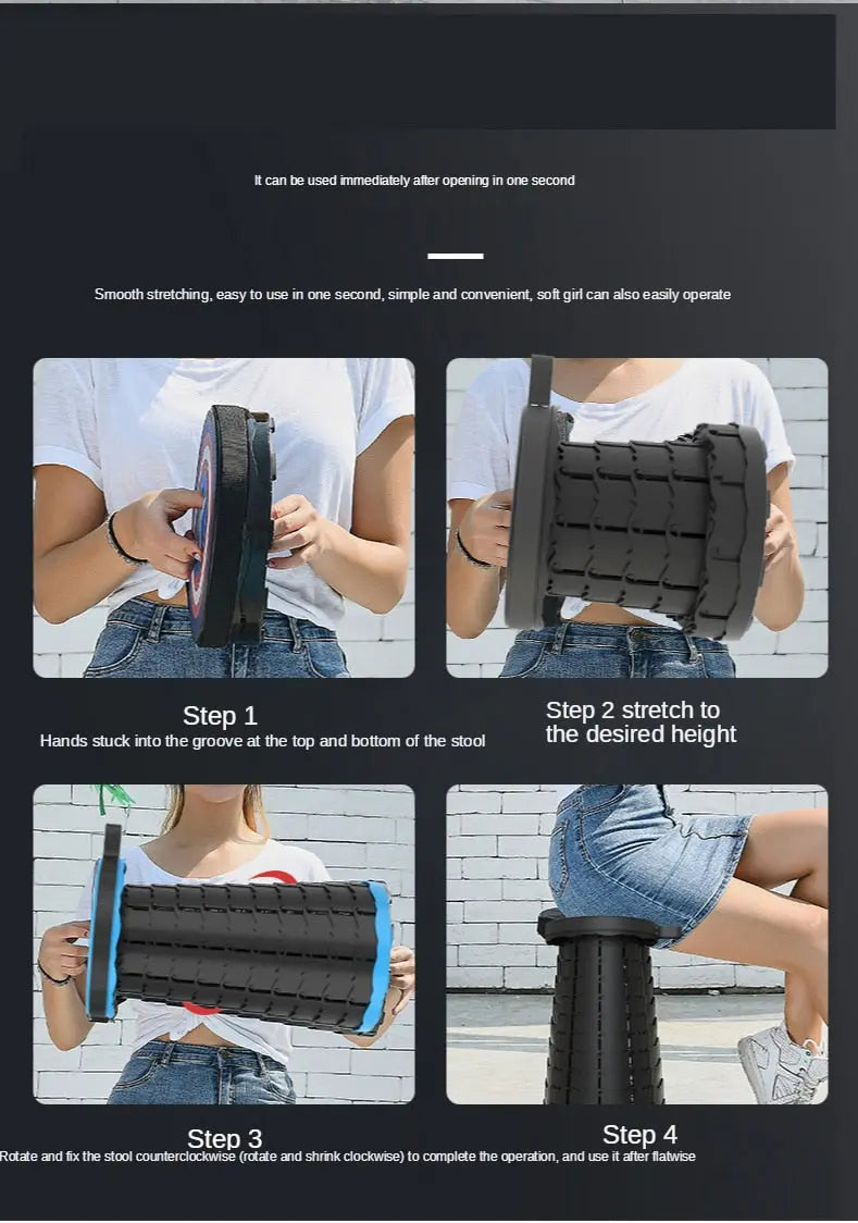 Outdoor Foldable Stool Chairs - GLR SHOPPING