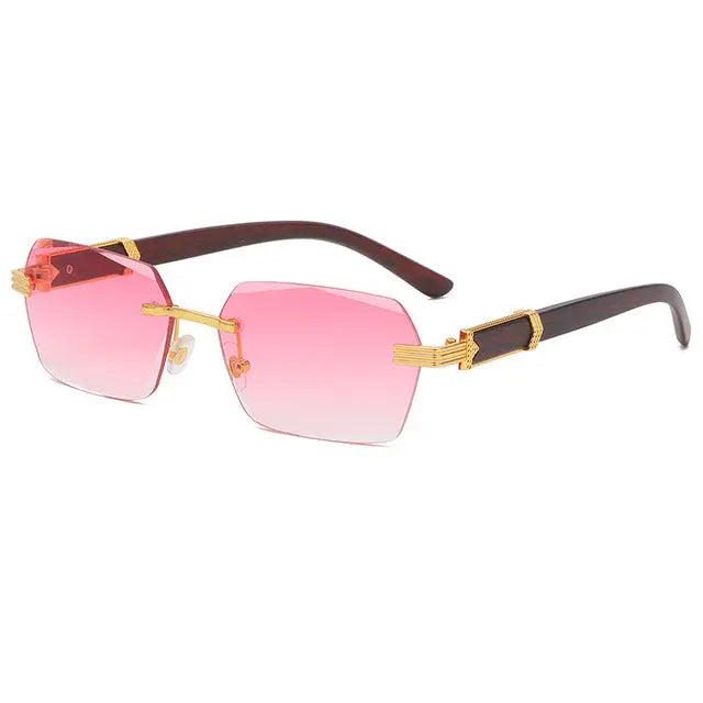 Rimless Steampunk Frameless Sunglasses - GLR SHOPPING