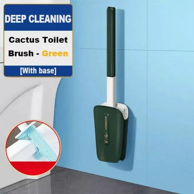Toilet Brush with Rim Cleaner - GLR SHOPPING