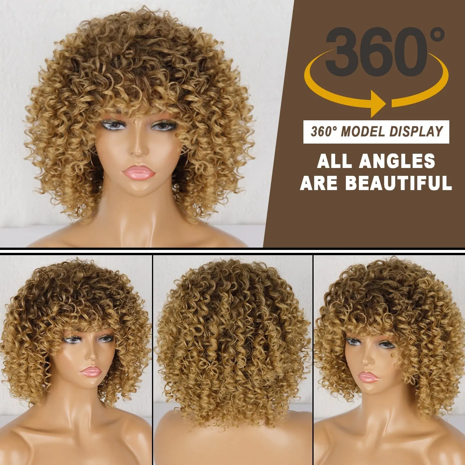 Afro Kinky Curly Wig - GLR SHOPPING