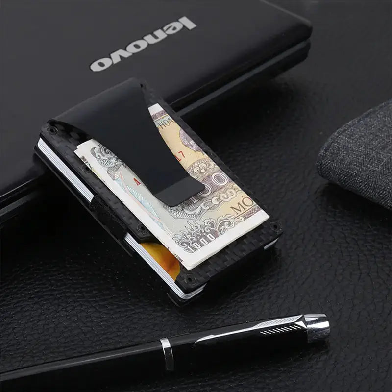 Carbon Fiber Credit Card Holder Wallet - GLR SHOPPING