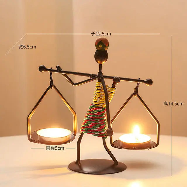 Lantern Shape Candlestick - GLR SHOPPING