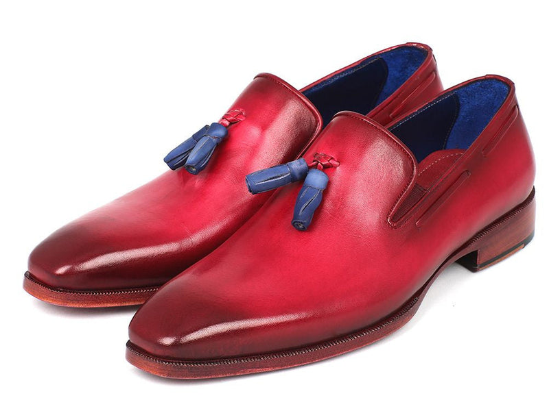 Paul Parkman Men's Tassel Loafer Burgundy (ID#5141BUR)